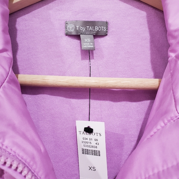 Tabots Lilac Herringbone Zip Vest - Picture 4 of 12
